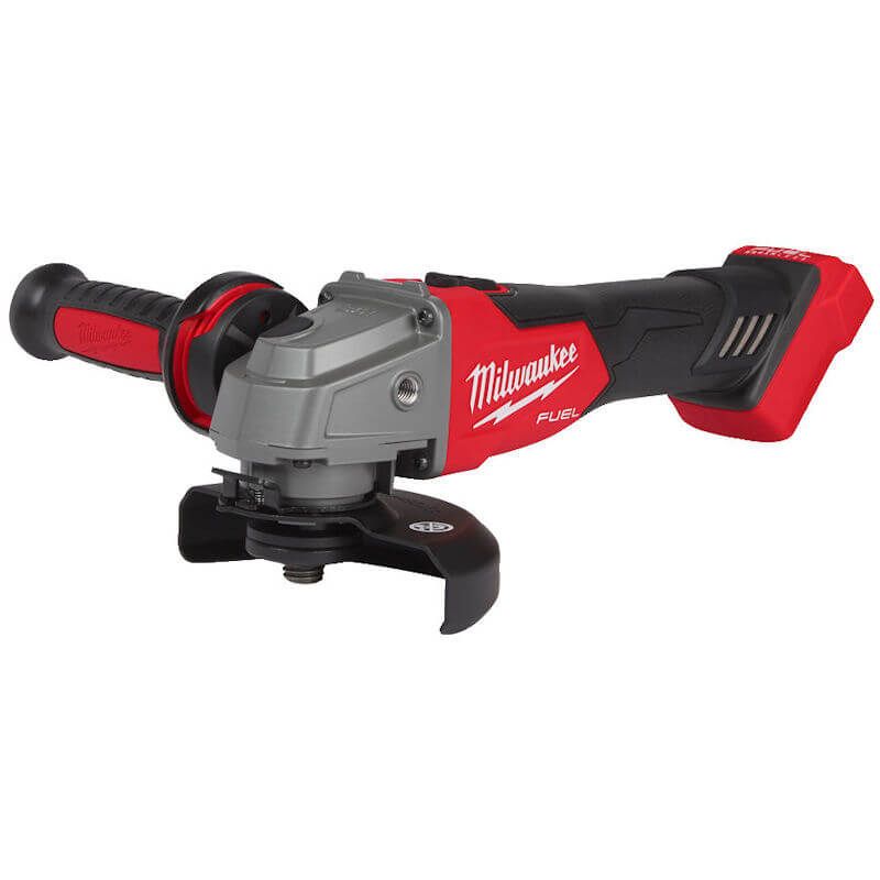 Milwaukee M18 FUEL Cordless Angle Grinder with 115mm disc, brushless motor, tool-free wheel change, anti-vibration handle, and keyless guard Milwaukee M18 FUEL Cordless Angle Grinder with 115mm disc, brushless motor, tool-free wheel change, anti-vibration handle, and keyless guard